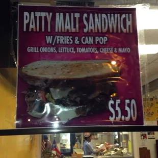 Home of the Patty Malt, huh?