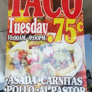 Great Taco Tuesday Special