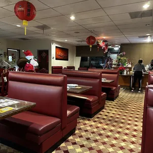 Inside is clean and beautiful