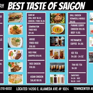 MENU!!