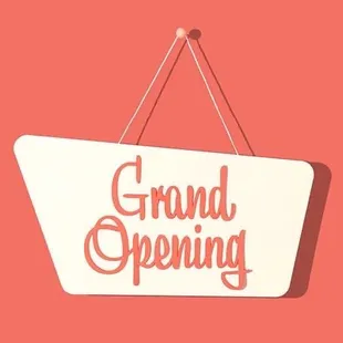 Grand opening today!! 5:00pm-6:00pm