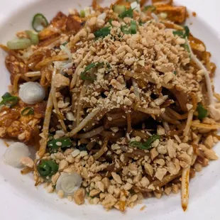 Pad Thai with tofu and no egg