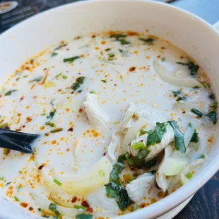 Tom Kha Soup with chicken