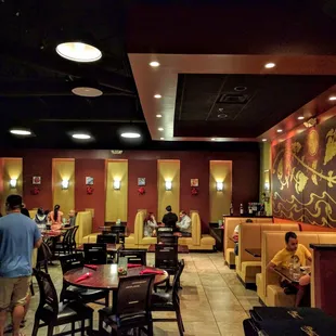 The dining room