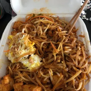 Pad Thai with tofu