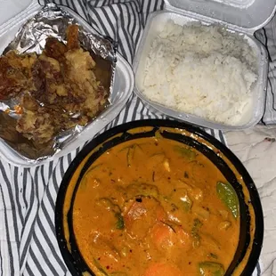 Crispy Soft-Shell Crab w/ Panang Sauce