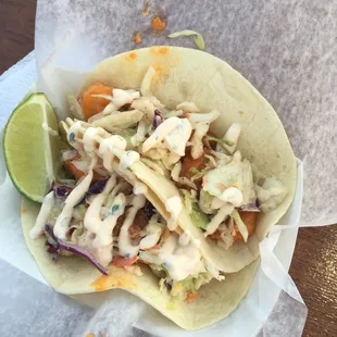 Shrimp tacos
