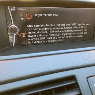 Low Tire Pressure Warning