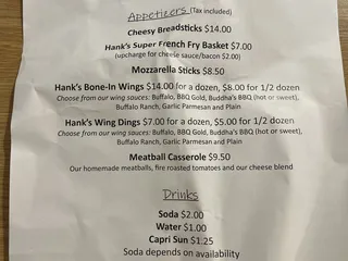 Hanks Gourmet Pizza