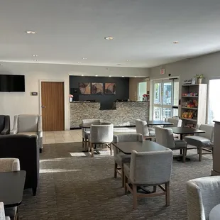 Lobby and front desk