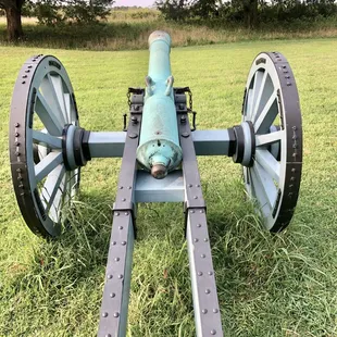 Lots of canons in Yorktown. Some were taken after the Treaty of Paris was signed in 1783 and used during the War of 1812.
