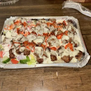 Lamb over Rice Gyro Platter