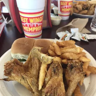 4 pc with fries combo