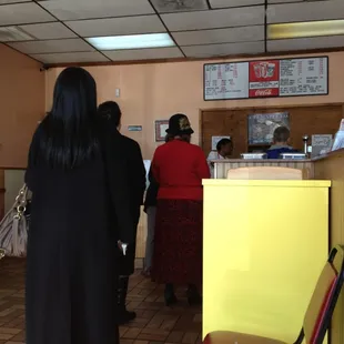 people in a restaurant