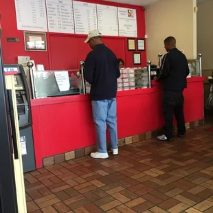 Front counter.