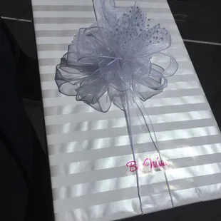 They did a nice job wrapping the wedding gift