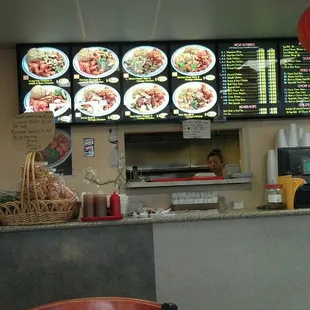 sushi and sashimi, interior