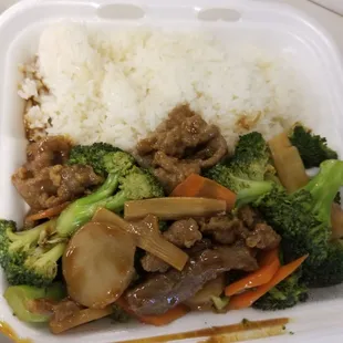 Beef n Broccoli $5 lunch special