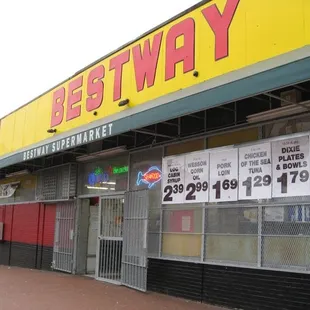 the front of the store