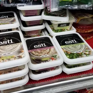 baba ghanoush and hummus dips