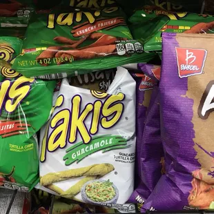a variety of tasty snacks