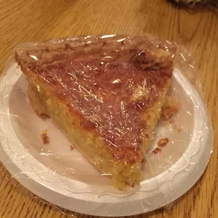 Lemon Chess Pie - unfortunately it looked better than it tasted.