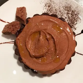 Bar au Chocolat Bittersweet Chocolate Budino Tart