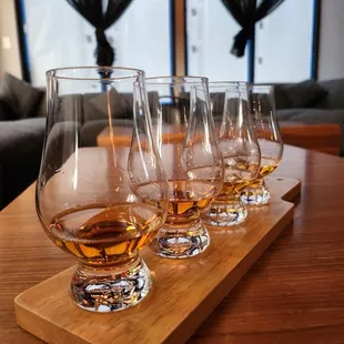 Whiskey Flights $32-$50