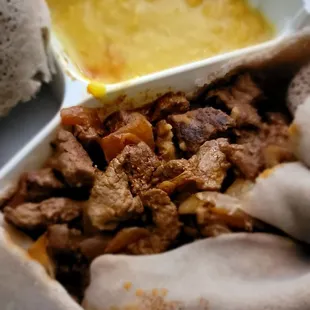 a plate of food