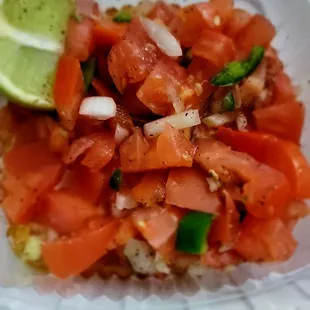 a plate of food