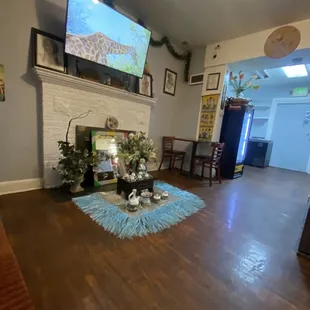 The view of the store