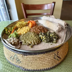 Vegetarian platter