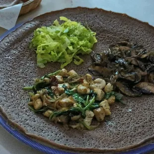 The evening's 2 specials, served side by side