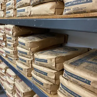 So much teff to make injera.