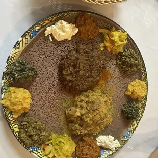 Key Wot, Alicha Wot, Veggie Combo