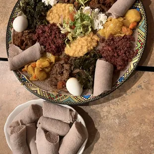 Beef and vegetable combo