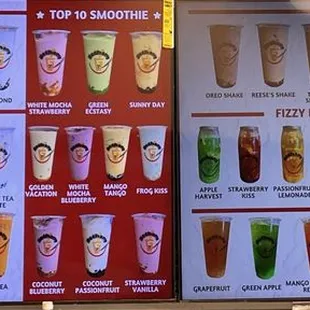 Boba tea flavors