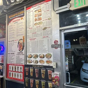 outside, sushi and sashimi