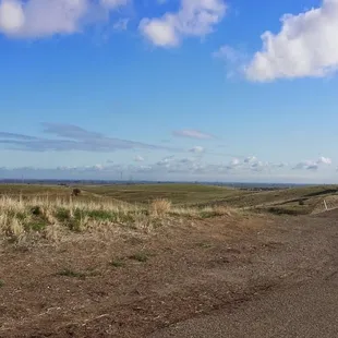 View looking back towards Mountain House &amp; part of the trail