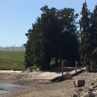 Couldn't launch boat today...