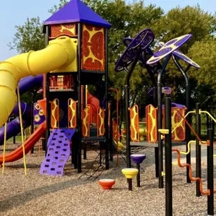 Bethany Ridge Park in Allen, TX -- playground structure