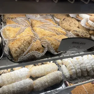a variety of pastries