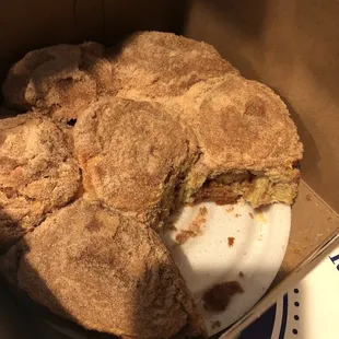 One of the breakfast cakes.