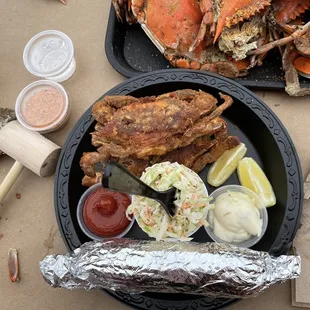 Soft shell crab season! Delicious!!