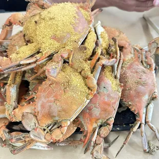 Blue crabs