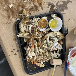 3 Med size crabs. Very delicious and fresh.