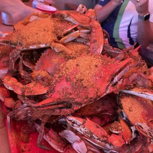 24 perfect crabs.