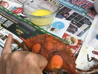 Seafood in the Buff