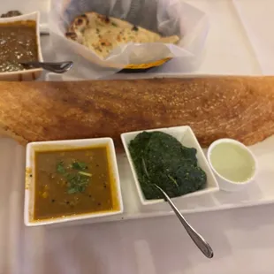 Saag dosa