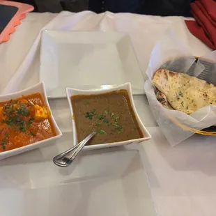 Paneer Makhani and Daal Makhani